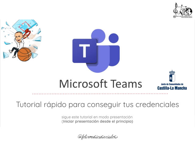 Consigue tus credenciales de Microsoft Teams