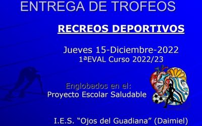 Entrega de trofeos de los Recreos deportivos