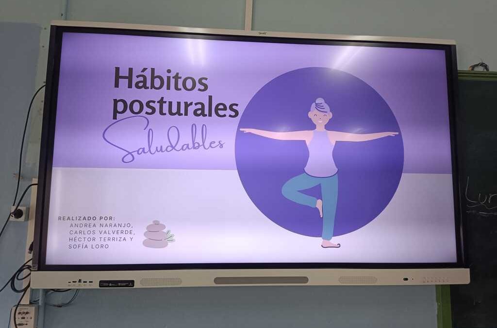 Hábitos posturales en 1º de ESO