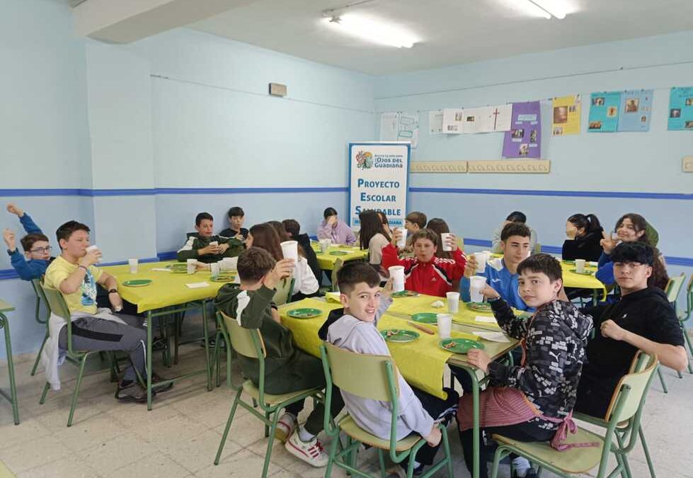 DESAYUNO SALUDABLE EN EL IES OJOS DEL GUADIANA