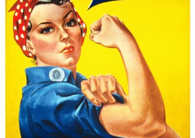 Rosie the Riveter. Día de la mujer 2025